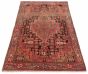 Persian Style 4'2" x 8'1" Hand-knotted Wool Rug 