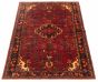 Persian Style 4'2" x 7'6" Hand-knotted Wool Rug 