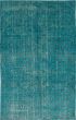 Bohemian  Transitional Blue Area rug 6x9 Turkish Hand-knotted 229872