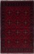 Traditional  Tribal Red Area rug 3x5 Afghan Hand-knotted 235602