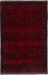 Traditional  Tribal Red Area rug 3x5 Afghan Hand-knotted 235622