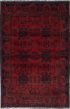 Traditional  Tribal Red Area rug 3x5 Afghan Hand-knotted 236248