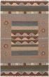 Transitional Ivory Area rug 5x8 Turkish Flat-weave 243794