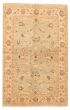 Bordered  Traditional Green Area rug 3x5 Afghan Hand-knotted 318166