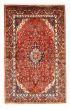 Bordered  Traditional Brown Area rug 3x5 Persian Hand-knotted 324045