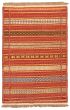 Flat-weaves & Kilims  Tribal Red Area rug 3x5 Turkish Flat-weave 333171