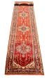 Indian Serapi Heritage 2'7" x 20'0" Hand-knotted Wool Dark Red Rug
