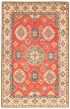 Bordered  Traditional Red Area rug 6x9 Afghan Hand-knotted 348348