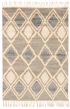 Bohemian  Tribal Grey Area rug 4x6 Indian Hand-knotted 355121