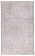 Bordered  Transitional Grey Area rug 5x8 Turkish Hand-knotted 363472
