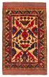 Bordered  Tribal Brown Area rug 3x5 Afghan Hand-knotted 365713