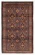 Bordered  Tribal Grey Area rug 3x5 Afghan Hand-knotted 371184