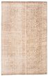 Overdyed  Transitional Ivory Area rug 5x8 Turkish Hand-knotted 372774