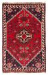 Bordered  Traditional Red Area rug 3x5 Persian Hand-knotted 372952