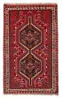 Bordered  Traditional Red Area rug 3x5 Persian Hand-knotted 372964