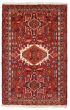 Bordered  Traditional Red Area rug 2x3 Persian Hand-knotted 373548