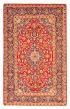Bordered  Traditional Red Area rug 5x8 Persian Hand-knotted 373749