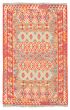 Flat-weaves & Kilims  Geometric Red Area rug 3x5 Turkish Flat-Weave 374435