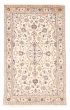 Bordered  Traditional Ivory Area rug 3x5 Persian Hand-knotted 382453