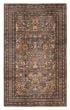 Floral  Transitional Grey Area rug 5x8 Afghan Hand-knotted 390310