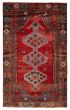 Geometric  Traditional Red Area rug 3x5 Turkish Hand-knotted 393245