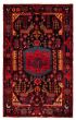 Traditional Blue Area rug 4x6 Turkish Hand-knotted 394074