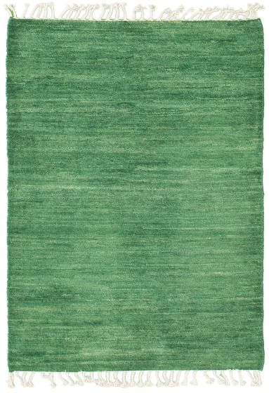 Gabbeh  Tribal Green Area rug Unique Pakistani Hand-knotted 339813