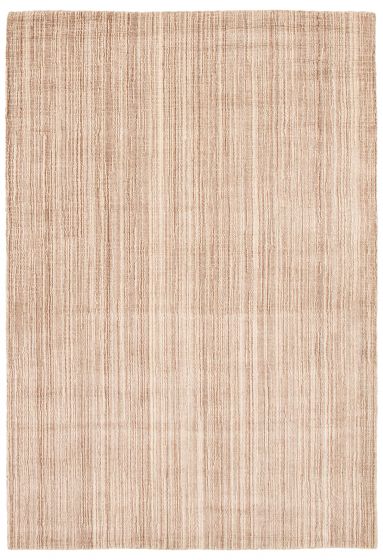 Gabbeh  Transitional Brown Area rug 5x8 Indian Hand Loomed 350198