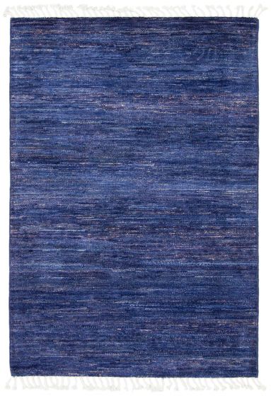 Gabbeh  Tribal Blue Area rug 3x5 Pakistani Hand-knotted 368503