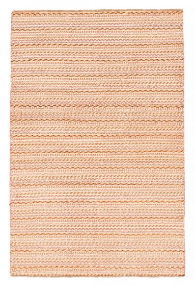 Stripes  Transitional Ivory Area rug 4x6 Pakistani Hand-knotted 379814