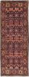 Bordered  Traditional Blue Runner rug 10-ft-runner Persian Hand-knotted 264223