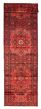 Bordered  Traditional Red Runner rug 14-ft-runner Persian Hand-knotted 352465