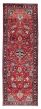 Bordered  Traditional Red Runner rug 10-ft-runner Persian Hand-knotted 380992