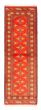 Bordered  Tribal Red Runner rug 6-ft-runner Persian Hand-knotted 382328