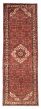 Bordered  Traditional Red Runner rug 10-ft-runner Persian Hand-knotted 385934