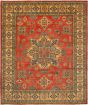 Bordered  Traditional Red Area rug 6x9 Afghan Hand-knotted 272811