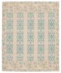 Casual  Transitional Yellow Area rug 6x9 Indian Flat-Weave 349611