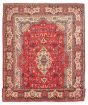Bordered  Traditional Red Area rug 10x14 Persian Hand-knotted 351598