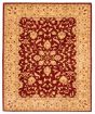 Bordered  Traditional Red Area rug 6x9 Afghan Hand-knotted 362246