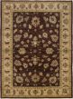 Bordered  Traditional Brown Area rug 5x8 Afghan Hand-knotted 268323
