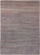 Casual  Contemporary Grey Area rug 4x6 Indian Hand-knotted 272237
