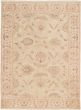 Bordered  Floral Ivory Area rug 5x8 Turkish Hand-knotted 281236