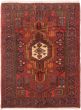 Bordered  Traditional Brown Area rug 3x5 Persian Hand-knotted 296981