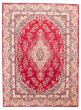 Bordered  Traditional Red Area rug 10x14 Persian Hand-knotted 317518