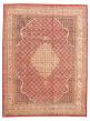 Bordered  Traditional Red Area rug 9x12 Indian Hand-knotted 317542