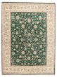 Bordered  Traditional Green Area rug 9x12 Pakistani Hand-knotted 317767