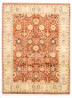Bordered  Traditional Orange Area rug 9x12 Pakistani Hand-knotted 317796