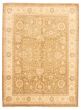 Bordered  Traditional Green Area rug 9x12 Pakistani Hand-knotted 317821
