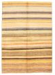 Stripes  Transitional Multi Area rug 5x8 Pakistani Hand-knotted 318914