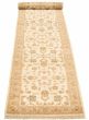 Bordered  Traditional Ivory Runner rug 15-ft-runner Indian Hand-knotted 318936